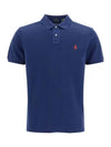 Men's Red Embroidered Logo Polo Shirt Navy - POLO RALPH LAUREN - BALAAN 2