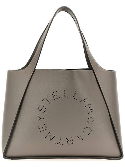 logo tote bag gray - STELLA MCCARTNEY - BALAAN 2