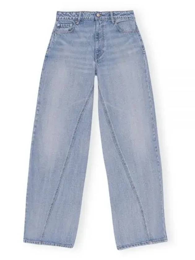 Women's Jozey Wide Jean Light Blue - GANNI - BALAAN 2