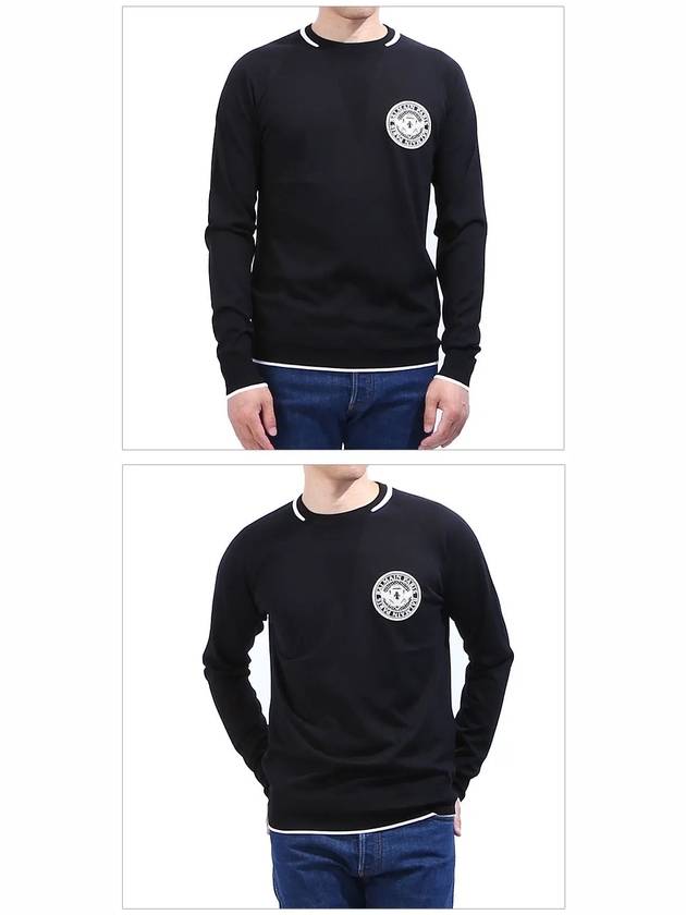 Embroidered Logo Knit Top Black - BALMAIN - BALAAN 3