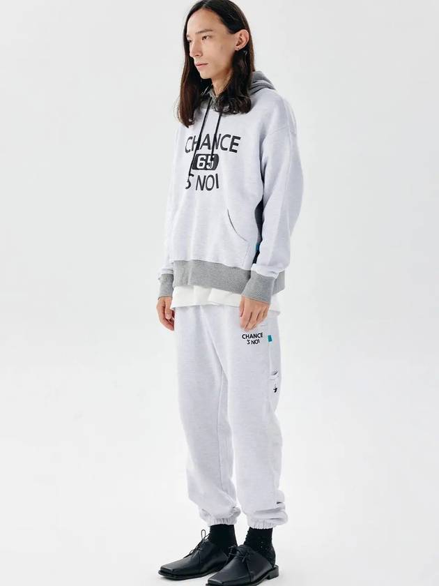 Unisex CHJGPT Snowy Sweat Jogger Pants Melange - CHANCE'S NOI - BALAAN 3