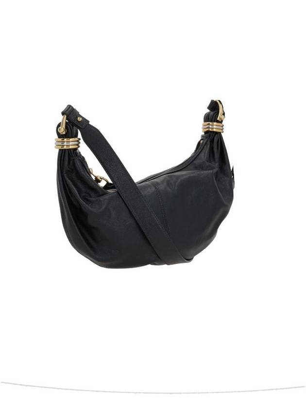 Small Bracelet Hobo Grain Leather Tote Bag Black - CHLOE - BALAAN 5