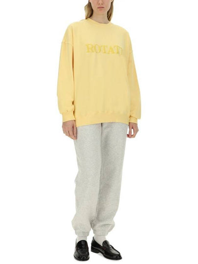 Rotate Birger Christensen Sweatshirt With Logo - ROTATE - BALAAN 2