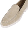 Casual Suede Slipper Loafers Beige - TOD'S - BALAAN 8