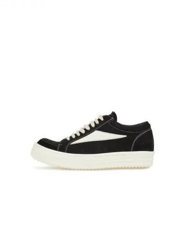 WOMEN Vintage Suede Sneakers Black 270073 - RICK OWENS - BALAAN 1