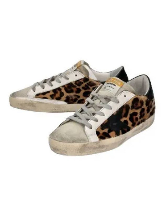 Superstar Leopard Low Top Sneakers Beige - GOLDEN GOOSE - BALAAN 2