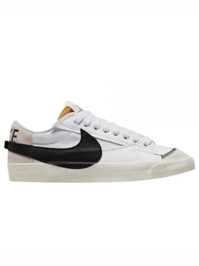 Blazer 77 Jumbo Low Top Sneakers White Black - NIKE - BALAAN 2