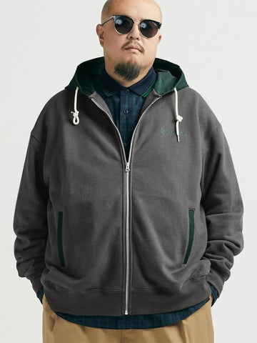 City Ground Block Hooded Zip-Up Gray - BOOVOOM - BALAAN 1