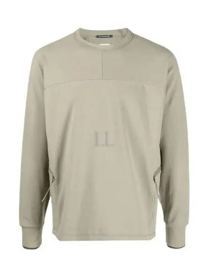 Metropolis Series Brushed Sweatshirt Green - CP COMPANY - BALAAN 2