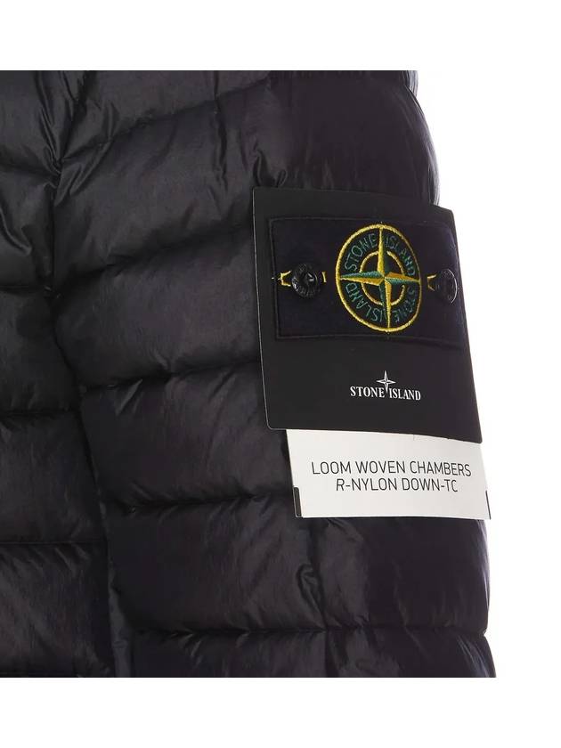 Loom Woven Chambers Recycled Nylon Down Padding Black - STONE ISLAND - BALAAN 5