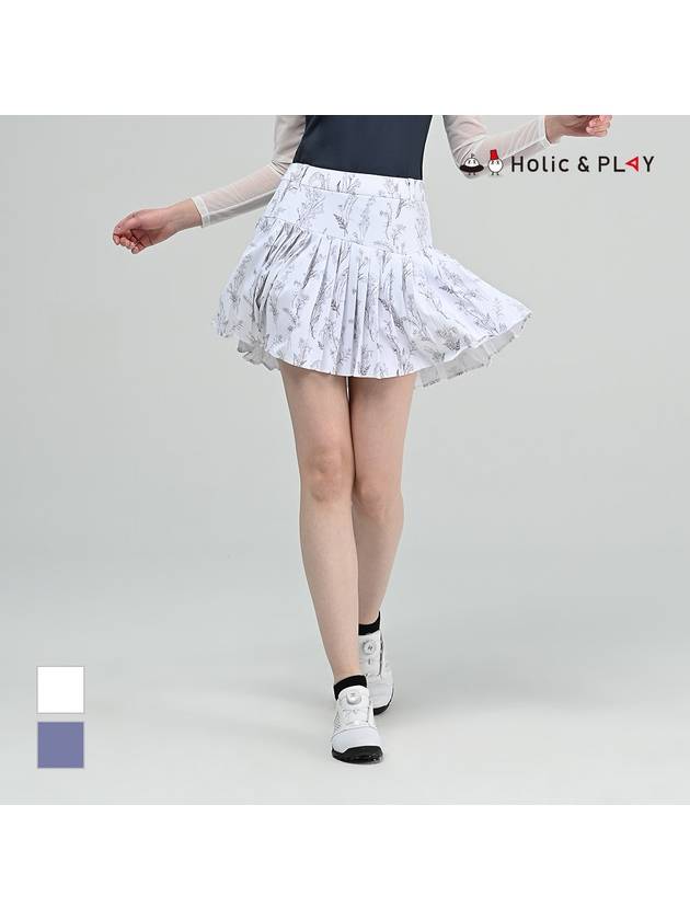 floral pattern pleated culottesHC2WCU002 - HOLIC&PLAY - BALAAN 2