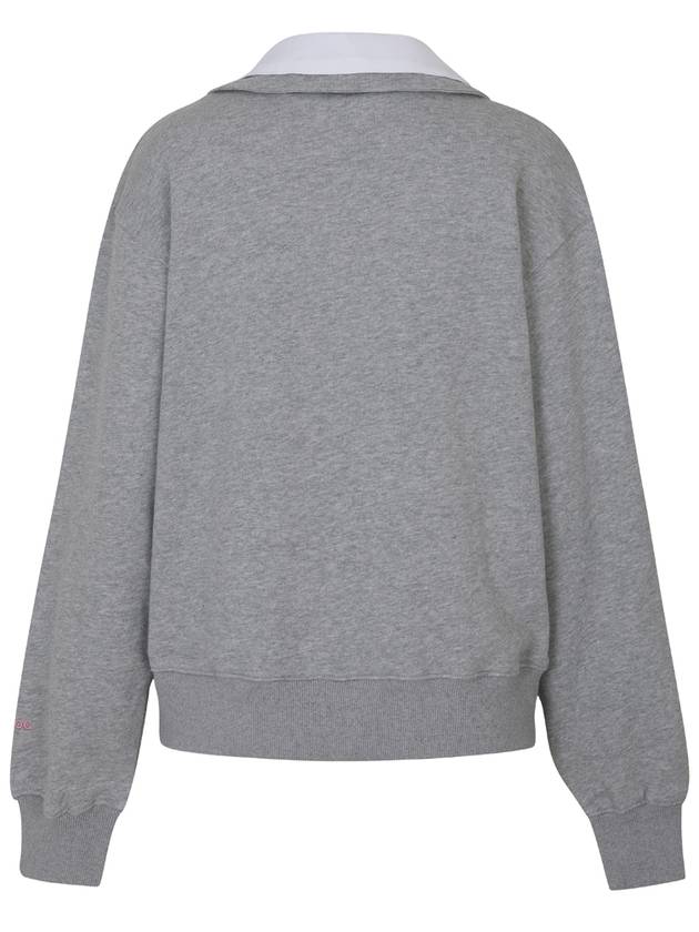 FIELD TRIP COLLARED SWEATSHIRTHeather Gray - PLAYBOO - BALAAN 2