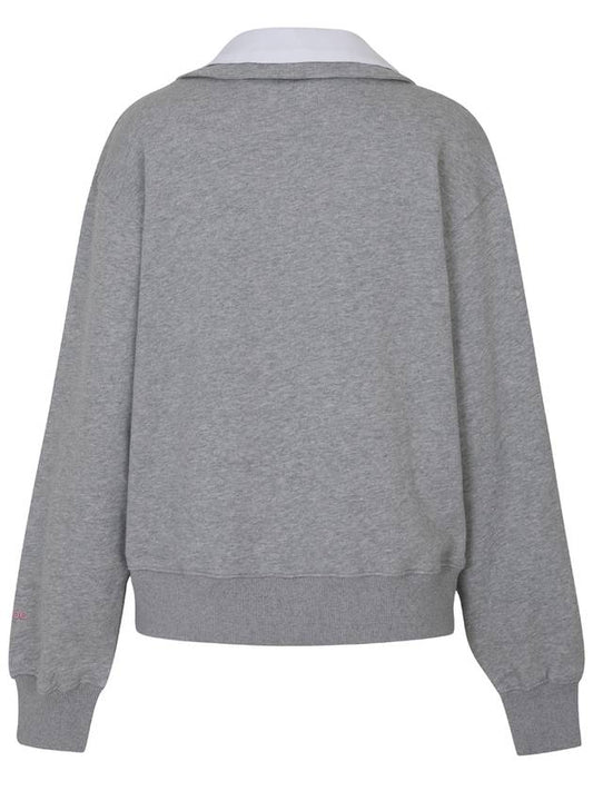 FIELD TRIP COLLARED SWEATSHIRTHeather Gray - PLAYBOO - BALAAN 2