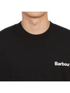 Stowell Cotton Short Sleeve T-Shirt Black - BARBOUR - BALAAN 6