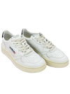 Medalist Goatskin Low Top Sneakers White - AUTRY - BALAAN 4