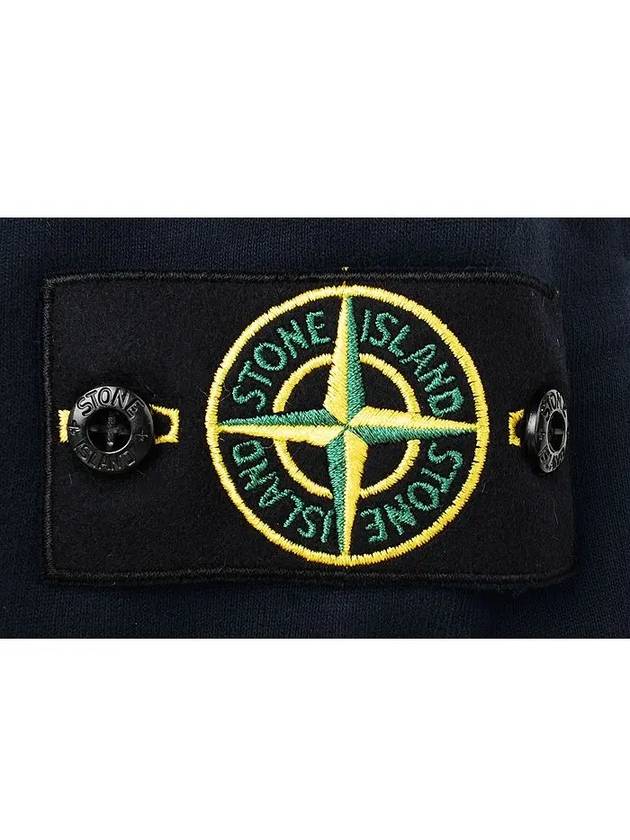 Waffen Patch Cotton Fleece Track Pants Navy - STONE ISLAND - BALAAN 5