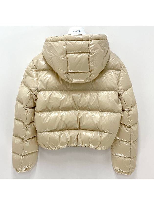 Women s Logo Patch BAYARD Down Padded Short Jacket Beige 1A00083 5963V 268 - MONCLER - BALAAN 2