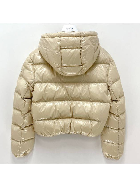 Women s Logo Patch BAYARD Down Padded Short Jacket Beige 1A00083 5963V 268 - MONCLER - BALAAN 2