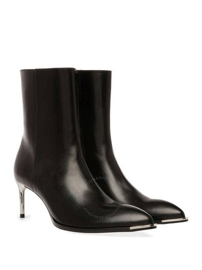 Bally Ladies Black Hanika Leather Ankle Boots, Brand Size 38 ( US Size 7.5 ) - BALLY - BALAAN 2