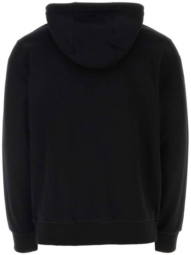 Cotton Hoodie Black - BURBERRY - BALAAN 3