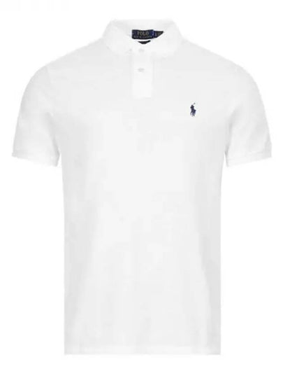 Men's Embroidered Logo PK Shirt White - POLO RALPH LAUREN - BALAAN 2