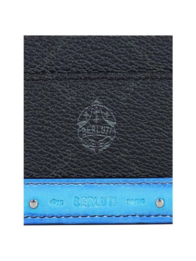 Black Aqua Blue Card Case N214788 - BERLUTI - BALAAN 3