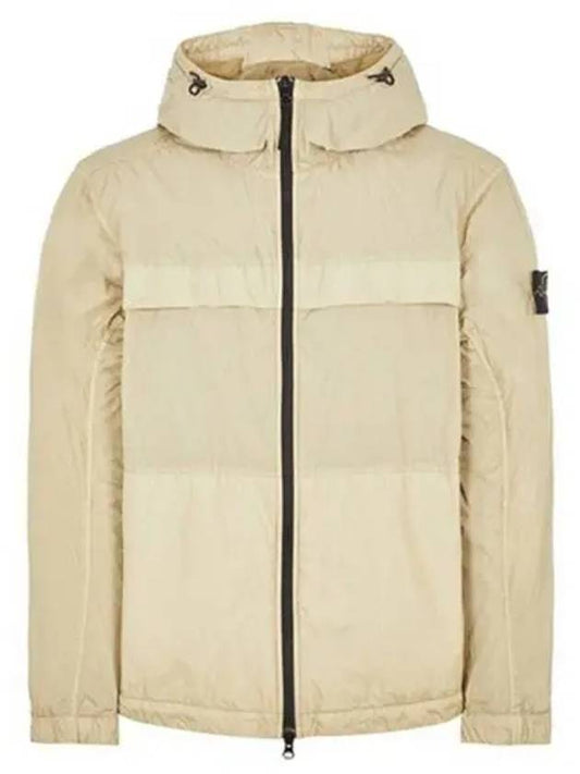 Garment Dyed Crinkle Reps R-Nylon Windbreaker Sand - STONE ISLAND - BALAAN 2