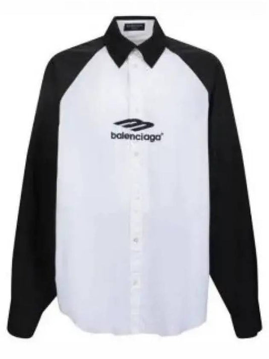 23 ss black white cotton shirt 738841TNM601000 B0480252994 - BALENCIAGA - BALAAN 2