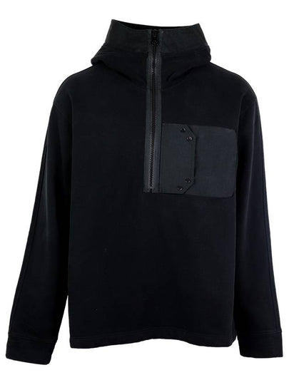 Snap Pocket Hooded Anorak Black - TEN C - BALAAN 2