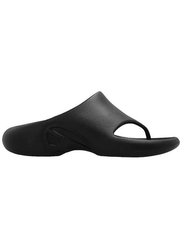 SA Maui X Rubber Flip Flops Black - DIESEL - BALAAN 3