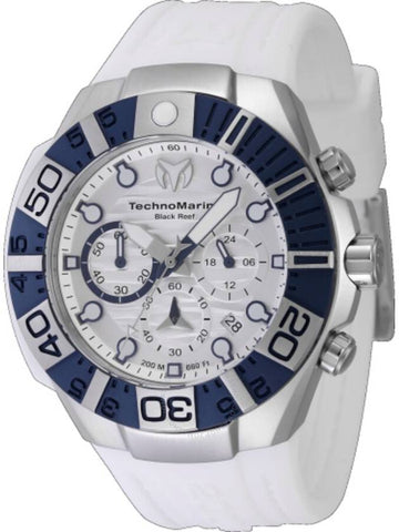 Technomarine Reef Black Chronograph GMT Quartz White Dial Men's Watch TM-523013 - TECHNOMARINE - BALAAN 1