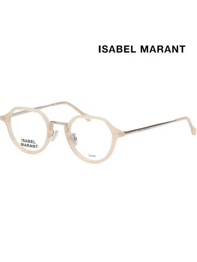 Glasses frame IM0013 QHP horn rim translucent - ISABEL MARANT - BALAAN 1