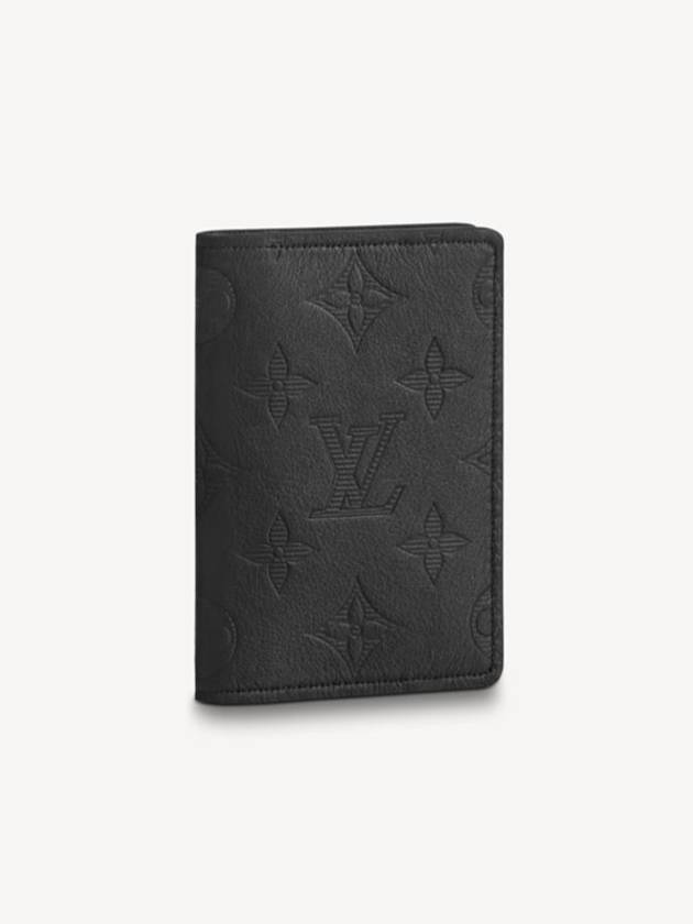 Monogram Shadow Pocket Organizer Card Wallet Black - LOUIS VUITTON - BALAAN 2