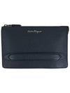 Ferragamo Florence leather clutch 240472 0670389 - SALVATORE FERRAGAMO - BALAAN 1