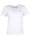Baby Fox Patch Regular Short Sleeve T-Shirt White - MAISON KITSUNE - BALAAN 2