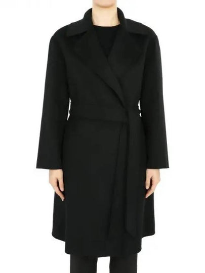 Women s TOTEM Belted Coat Black 2416011011600 007 - MAX MARA - BALAAN 2