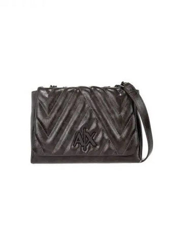 Women s Chevron Quilted Medium Cross Bag Taupe 271661 - ARMANI EXCHANGE - BALAAN 1