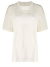 Men's Stitched Short Sleeve T-Shirt Beige - MAISON MARGIELA - BALAAN 2