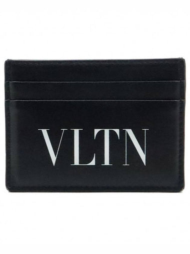 Women s Valentino 1Y2P0448LVN0NI Black Leather VLTN Card Wallet gt business Gangbuk used luxury goods - VALENTINO - BALAAN 1