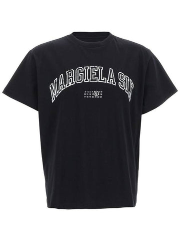 Mm6 Maison Margiela Logo Print T-Shirt - MAISON MARGIELA - BALAAN 1