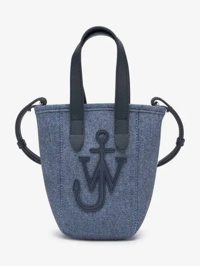 Anchor Patch Mini Belt Tote Bag Blue - JW ANDERSON - BALAAN 2