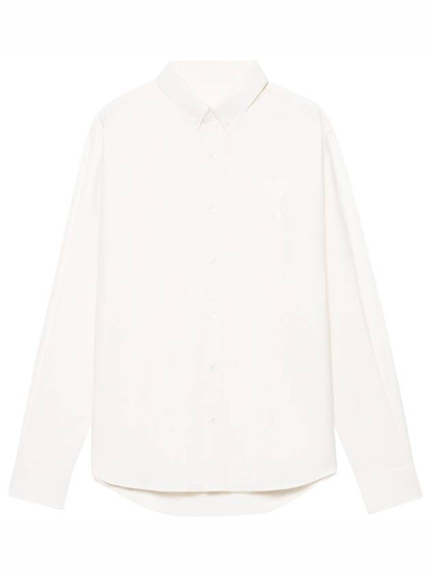 Men's Alexandre Mattiussi Long Sleeve Shirt White - AMI - BALAAN 2