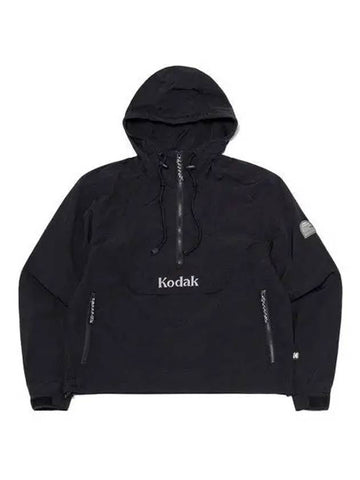 KODAK Trip Hooded Anorak Jacket Women BLACK - KODO - BALAAN 1