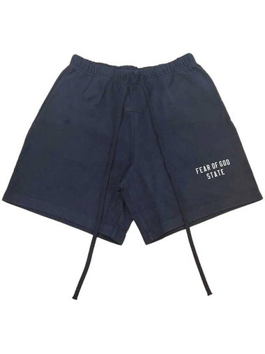 Heavy Jersey Soccer Shorts Black - FEAR OF GOD - BALAAN 1