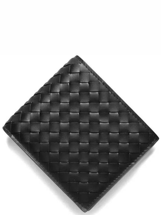 Intrecciato Half Wallet Black - BOTTEGA VENETA - BALAAN 2