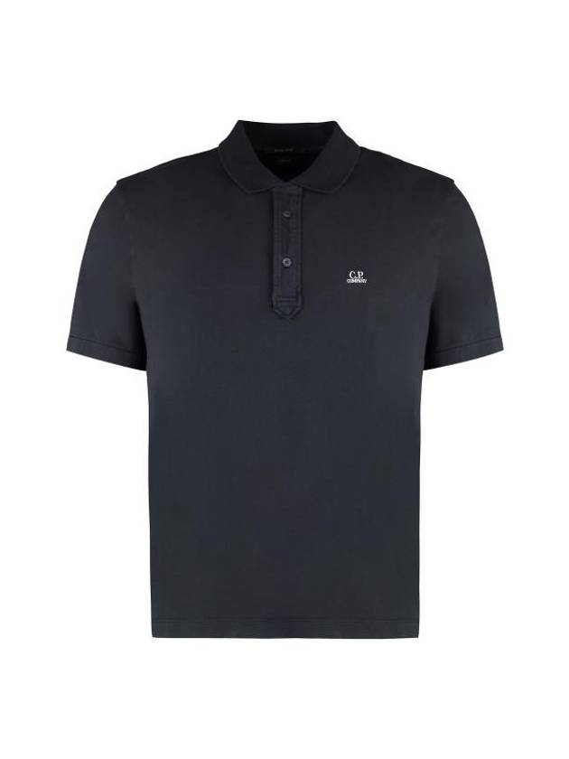 1020 Jersey Polo Shirt Navy - CP COMPANY - BALAAN 1