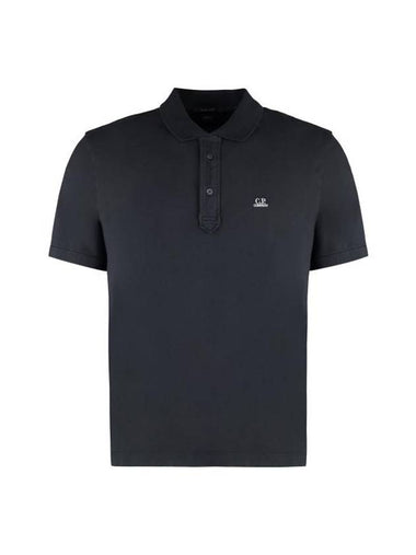 1020 Jersey Polo Shirt Navy - CP COMPANY - BALAAN 1