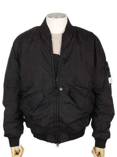 Reps R NY Bomber Jacket Black - STONE ISLAND - BALAAN 2