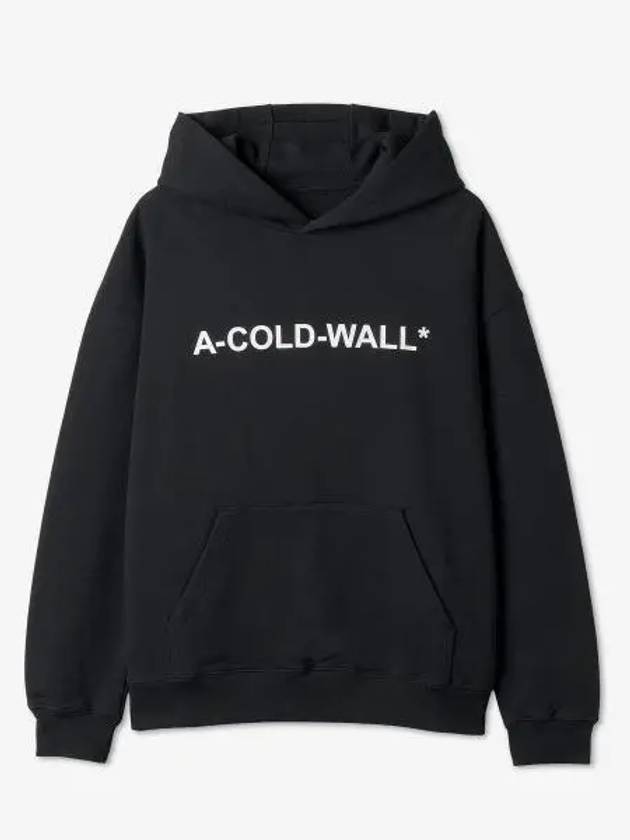 A COLD WALL Cotton Hooded Sweatshirt Black ACWMW143BLACK - A-COLD-WALL - BALAAN 1