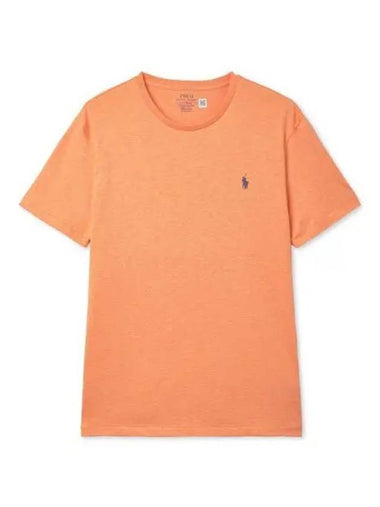 Custom Slim Crew Neck T Shirt Orange - POLO RALPH LAUREN - BALAAN 1